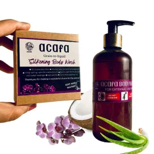 -to-liquid Silkening Body Wash, SLS & Paraben Free, 80 wash pack, For Softer Smoother Skin | Black Orchid Scent | Brightening Glowing | Hydrates & Deep Cleanses Skin