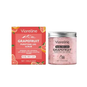 1 Pcs Grapefruit-Scented Sea Salt Body Scrub: Gently Exfoliates and Moisturises The Skin For Daily Care.Moisturizing and Exfoliating Body, Face, Hand, Foot Scrub