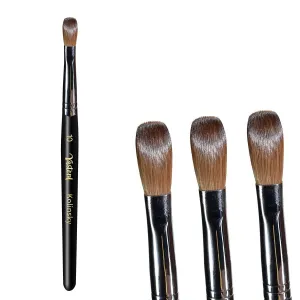 100% Kolinsky Acrylic Nail Brush Size 10, Oval Crimped Pressed Shaped Sturdy Wooden Handle Acrylic Powder Nail Art Brush Professional Manicure Pedicure for DIY Home Salon