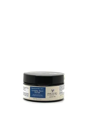 100% Natural Whipped Creamy Face Scrub Infused with Moroccan Blue Nila100g. Formulated in Sweden & Made in Morocco with 100% Moroccan Sourced Ingredients. ISO & GMP Certified.