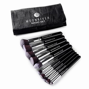 10 Piece Kabuki Makeup Brush Kit