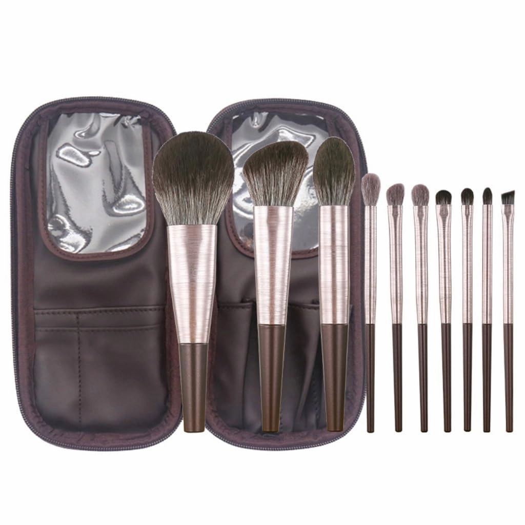 10 Pieces of Makeup Brush Set Huge Soft Powder Powder Blusher Eye Shadow Brush Full Set of Beauty Makeup Brush
