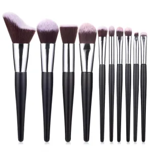 10PCS Wave Type Makeup Brush Set, Powder Powder Blusher Eye Shadow Brush, Multi-function Makeup Tools(10 sets of brushes)