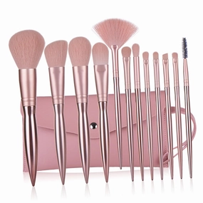 12-piece Makeup Brush Set Set of Makeup Brushes Professional Makeup Brush Kit Electroplating Handle Easy to Clean