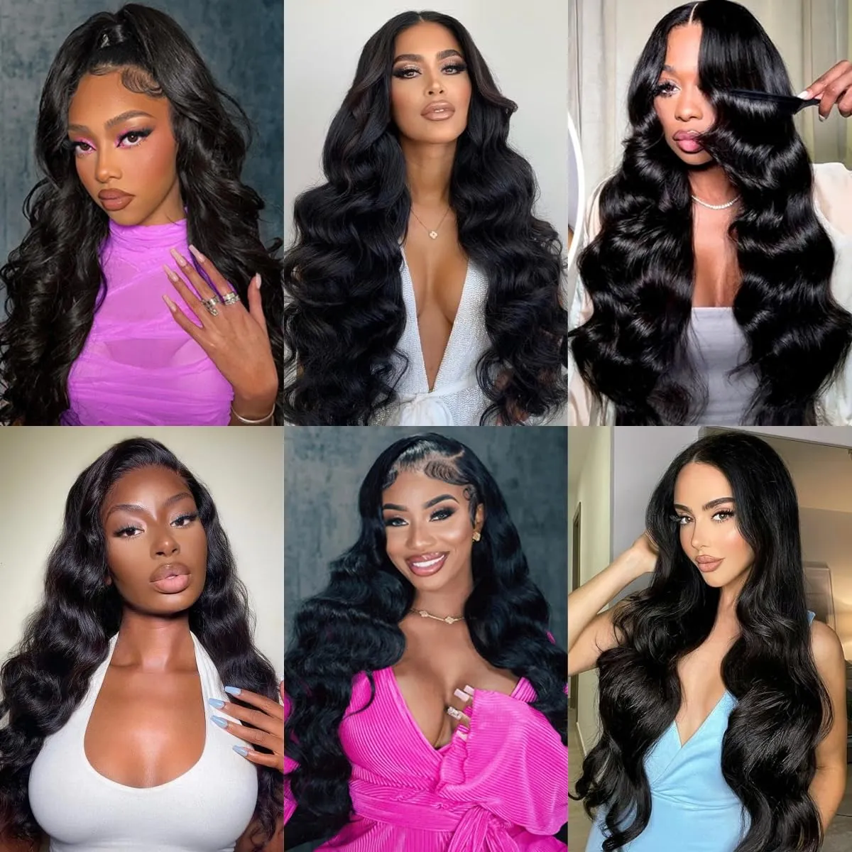 12A Human Hair Bundles 14 16 18 20 Inch Body Wave Bundles Human Hair 100% Unprocessed Brazilian Virgin Hair 4 Bundles Deals Human Hair Quick Weave Bundles Real Human Hair Extensions Natural Black