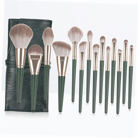 14 Makeup Brush Kit Cosmetics Brush Set for Women Handle No Shedding Foundation Brush Daily and Use