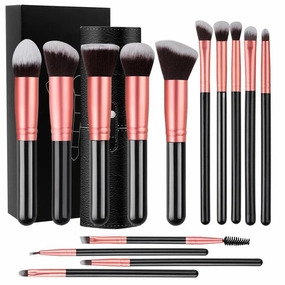 14-Piece Professional Makeup Brush Set – Soft, Fluffy, High-Quality Brushes