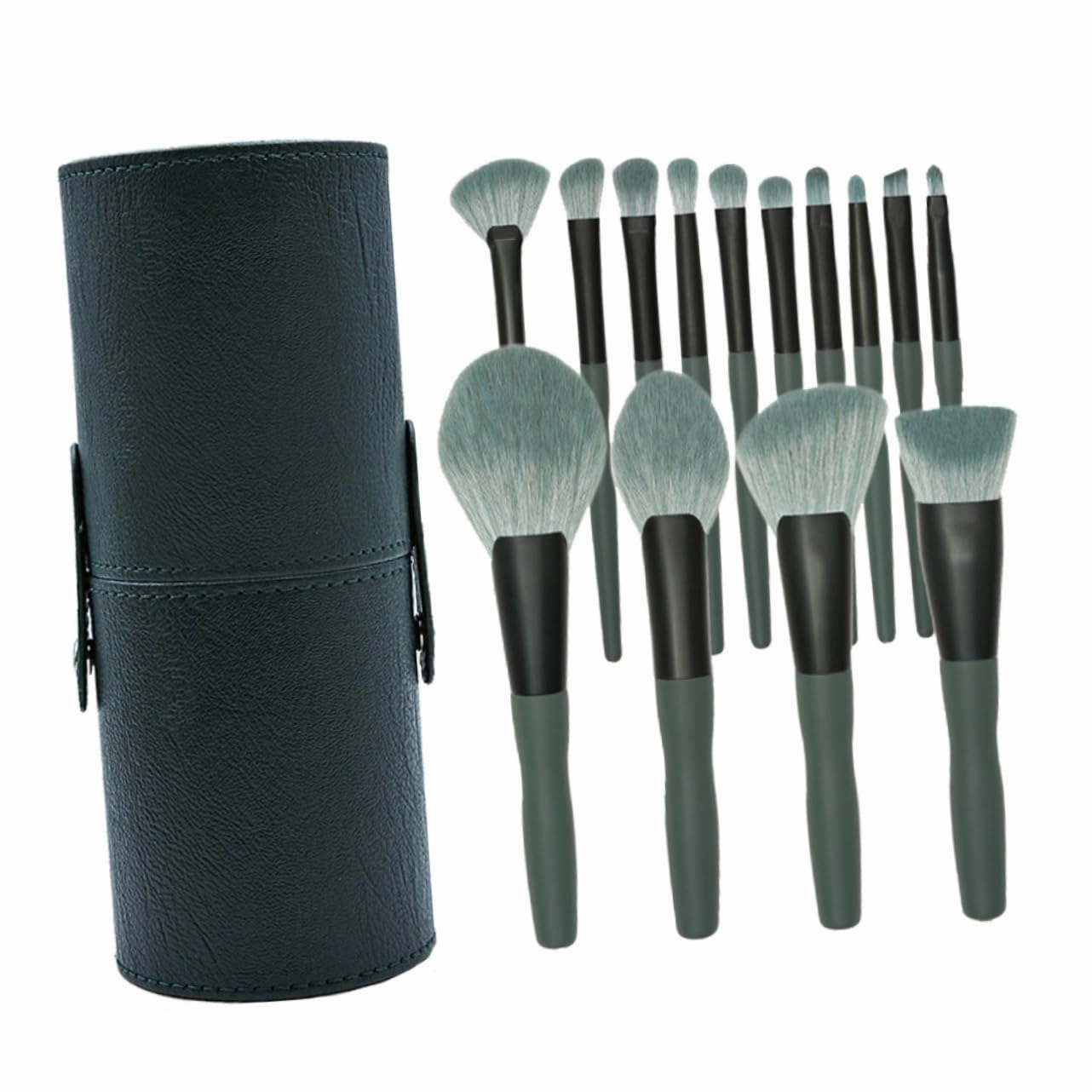 14pcs Professional Makeup Brush Comfortable Fibers for Application Essential Cosmetics Tool Kit for Daily Professional Use Includes Blush Contour Foundation Brushes