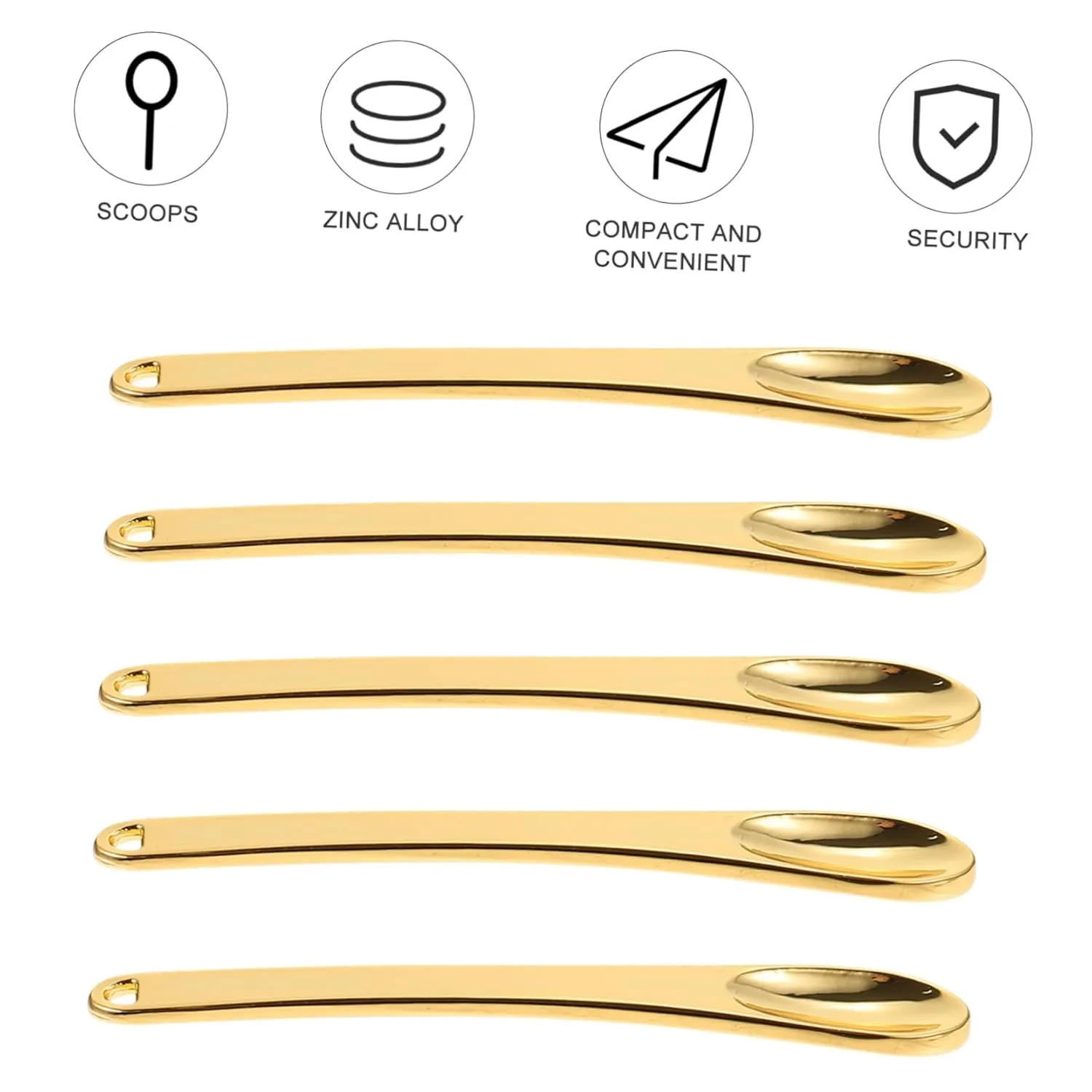 25pcs Mini Face Cream Spoons Multi-purpose Skincare Spatulas for Lotion Cream and Facial Masks Portable for Mixing and Application