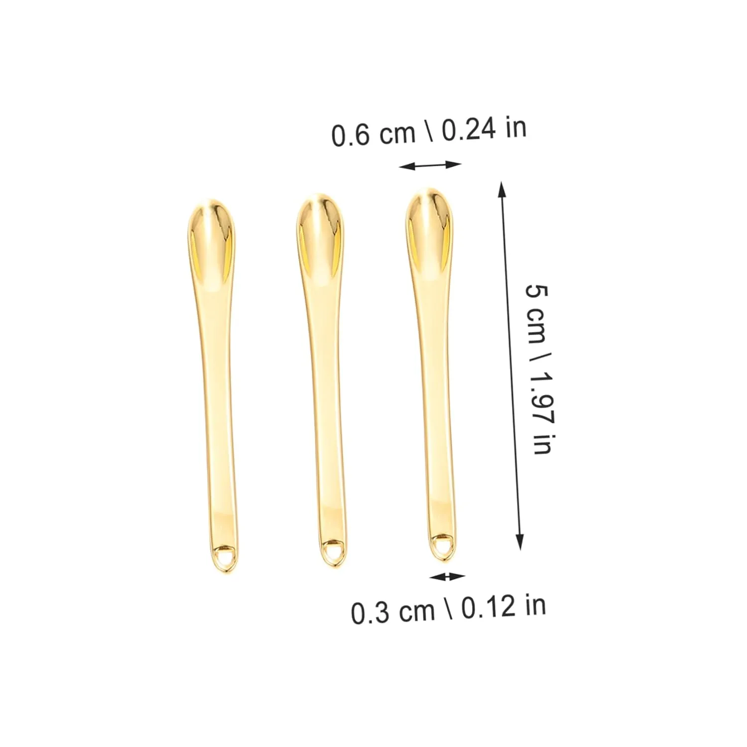 25pcs Mini Face Cream Spoons Multi-purpose Skincare Spatulas for Lotion Cream and Facial Masks Portable for Mixing and Application