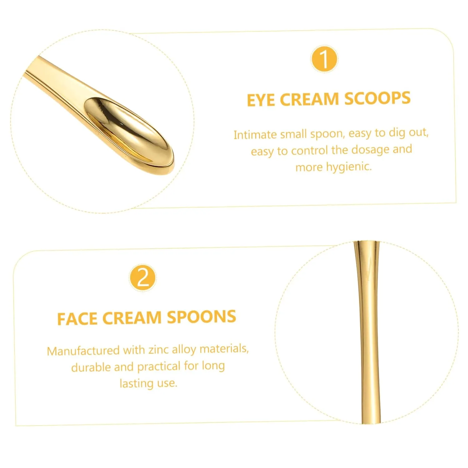 25pcs Mini Face Cream Spoons Multi-purpose Skincare Spatulas for Lotion Cream and Facial Masks Portable for Mixing and Application