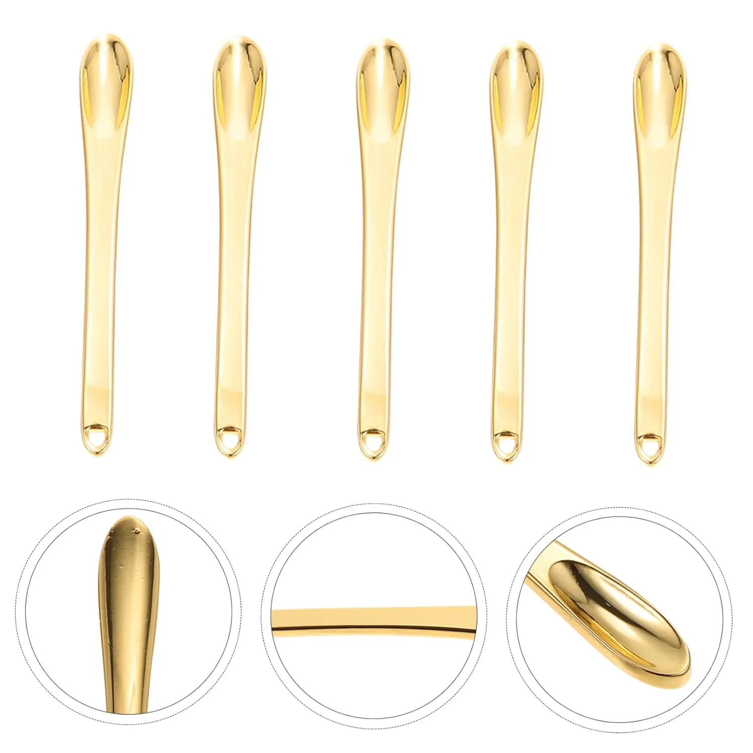 25pcs Mini Face Cream Spoons Multi-purpose Skincare Spatulas for Lotion Cream and Facial Masks Portable for Mixing and Application