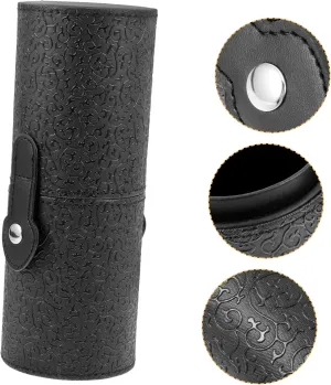 2pcs Makeup Brush Storage Canister Elegant Brush Organizer - Texture Lightweight and Portable for Home Travel Use for Vanity and Bathroom Organization