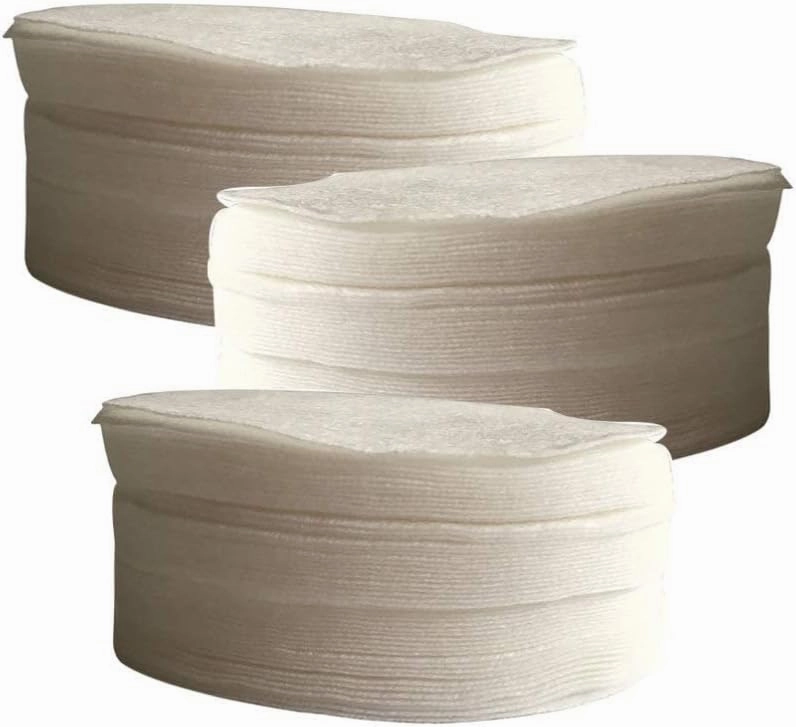 300pcs Nonwoven Makeup Remover Pads Facial and Skin Care Wash Cloth Pads Round Makeup Remover Reusable Cotton Rounds,Cotton Rounds,Cotton Pads,Cotton Pads for face White (7.5cm)