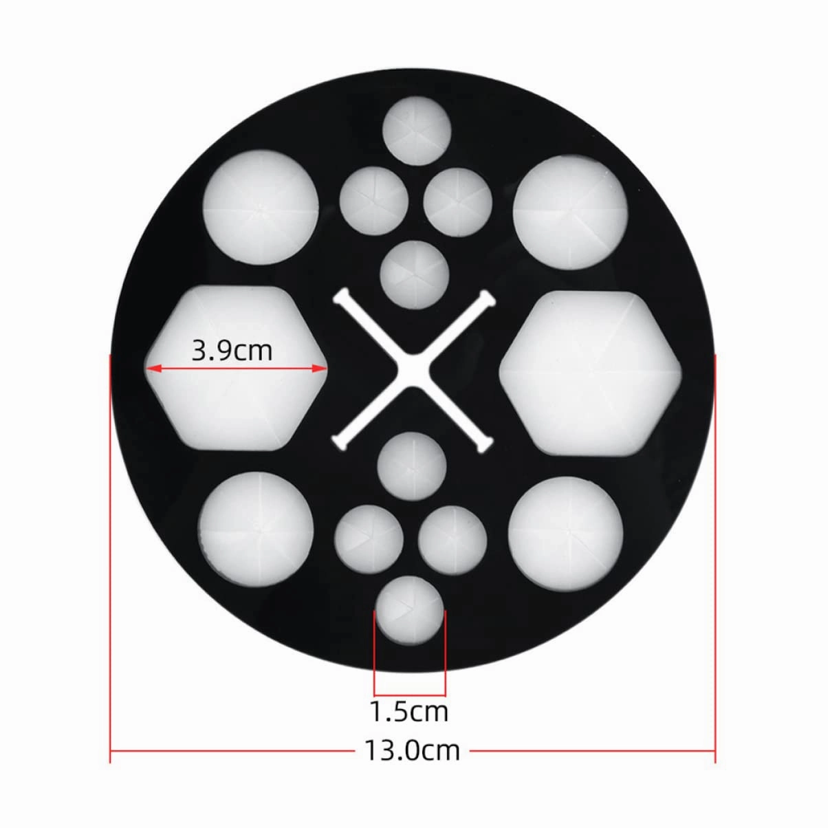 3 Pcs 14-hole Makeup Brush Drying Rack Multifunction Brush Holder Stand Black Organize Your Cosmetics