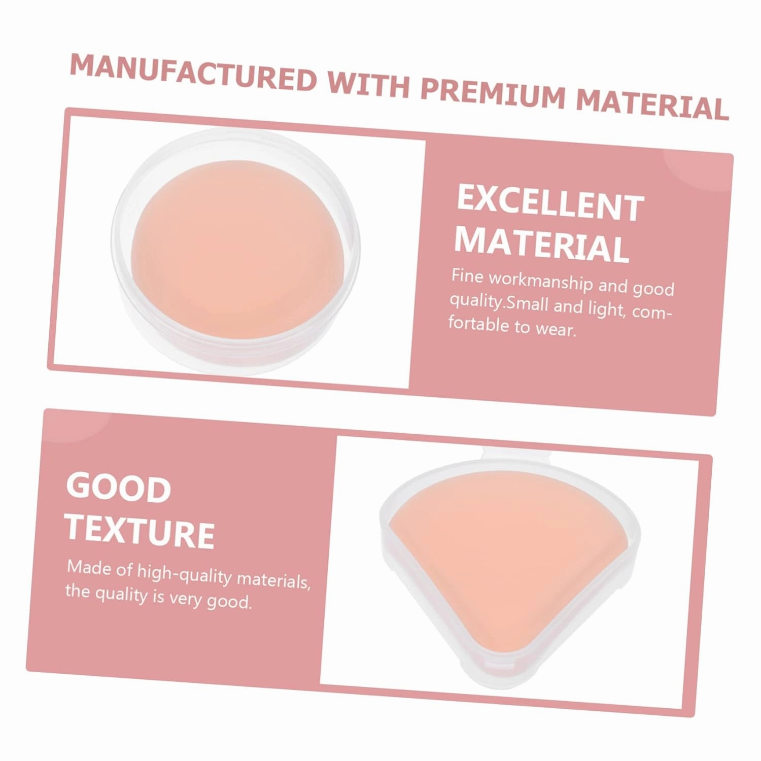 3sets Professional Makeup Triangle Powder Puff Soft Cotton Pads for Makeup Removal Lady Beauty Accessories Gentle Sensation Compact Size 4pcs*3