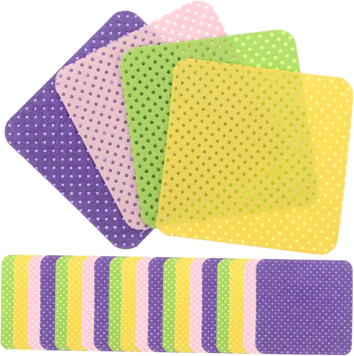 4-Pack Reusable Makeup Remover Pads for Nail Polish Removal Gentle Comfortable Travel Size for Nail Glue Beauty Routine