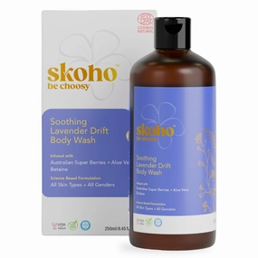 98.046% Natural Refreshing Bodywash | Gentle Cleansing & Moisturizing | COSMOS Certified with Aloe Vera & Super Berries | Paraben & Sulphate Free| 250 ml (Pack of 1)