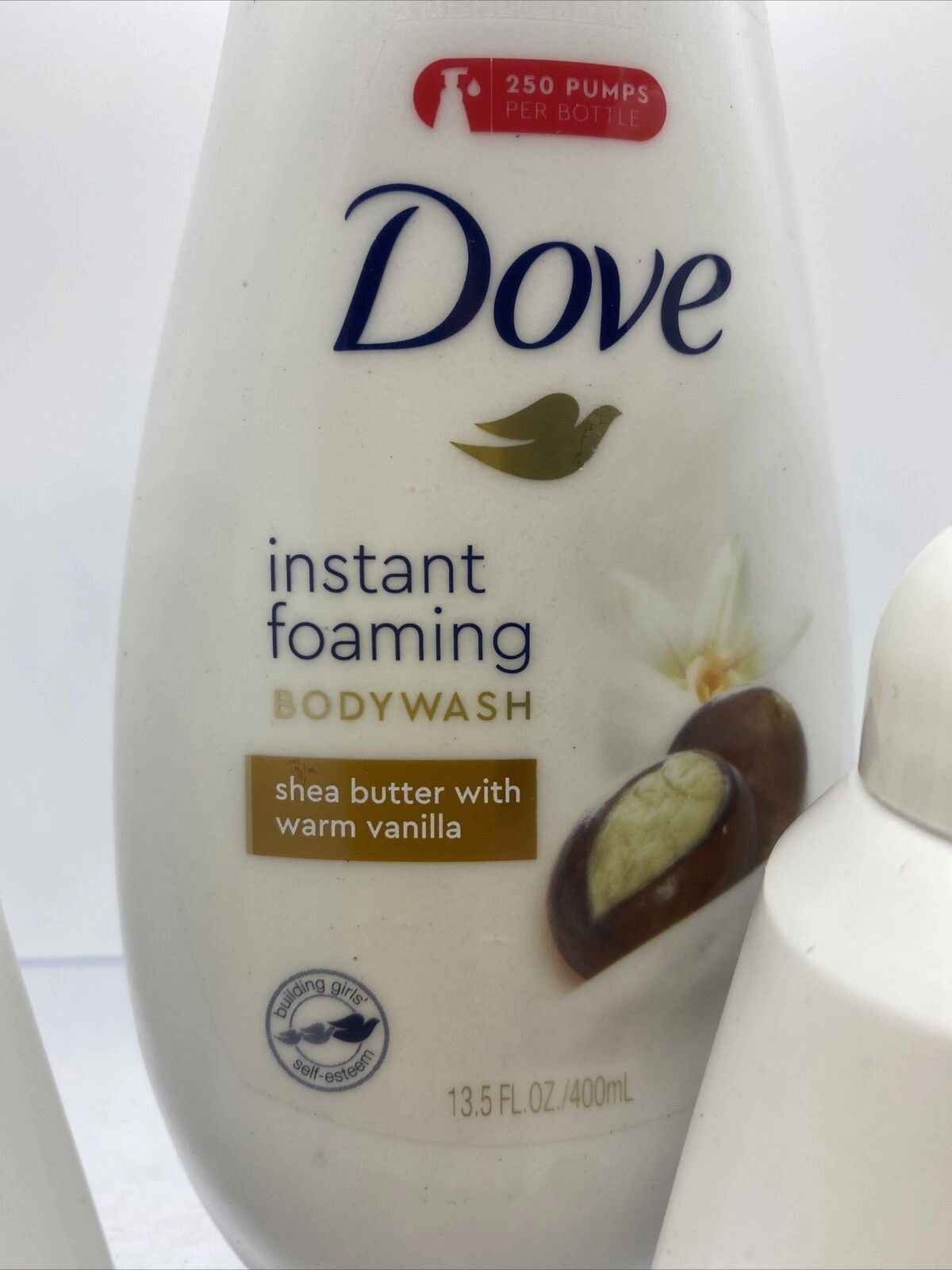 (4) Dove Instant Foaming Body wash Soothing Calendula Lavender Vanilla 13.5oz