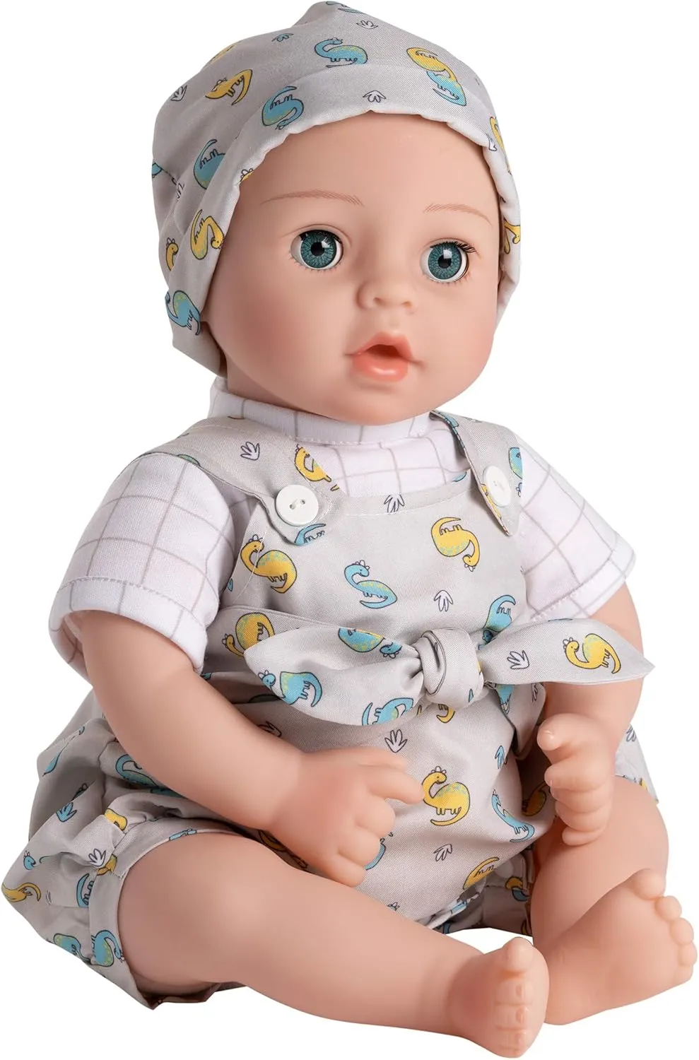 ADORA Wrapped in Love Babies, 6-Piece Set Baby Doll with Voice Recorder Feature, Includes, Removable Outfit, Headband, Romper, Pacifier and Diaper, Birthday Gift for Ages 3  - Dearest