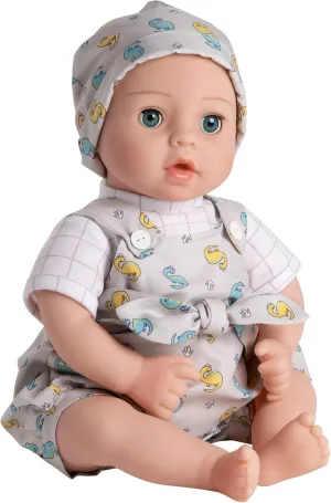 ADORA Wrapped in Love Babies, 6-Piece Set Baby Doll with Voice Recorder Feature, Includes, Removable Outfit, Headband, Romper, Pacifier and Diaper, Birthday Gift for Ages 3  - Dearest
