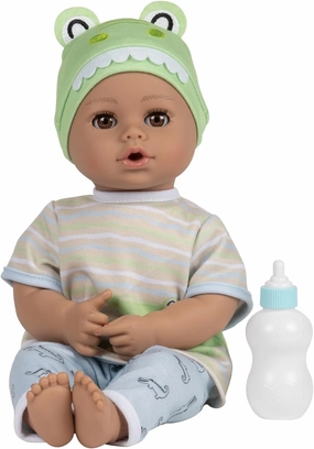 ADORA Play Time Babies Collection, 13" Baby Doll with Doll Clothes and Accesories, Made with Sweet Baby Powder Scent, and GentleTouch Vinyl Body, Birthday Gift for Ages 1  - Later Alligator