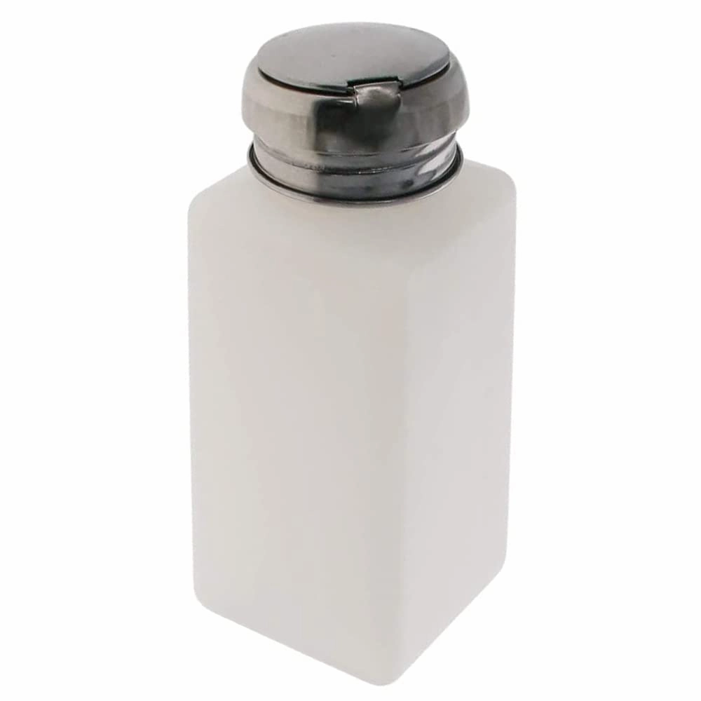 Aicosineg Pack of 3 Push Down Empty Lockable Pump Dispenser Bottle for Nail Polish and Makeup Remover,Laboratory, Dentist, Salon Hospital Use 250ml(8.45oz)