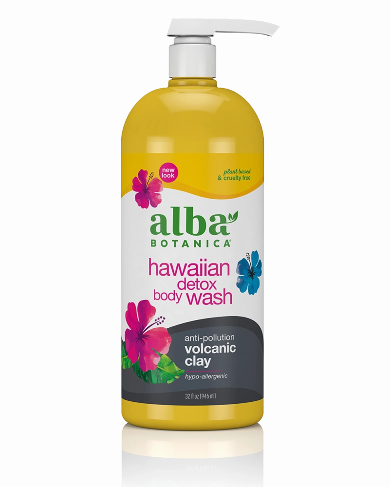 Alba Botanica Hawaiian Detox Bodywash Anti-Pollution Volcanic Clay 946ml