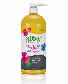 Alba Botanica Hawaiian Detox Bodywash Anti-Pollution Volcanic Clay 946ml