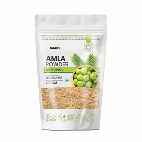 Amla Powder (200g)|100% Pure & Natural | Boosts Hair Growth, Skin Health, Immunity | Ideal for Eating, Drinking & DIY Hair Masks