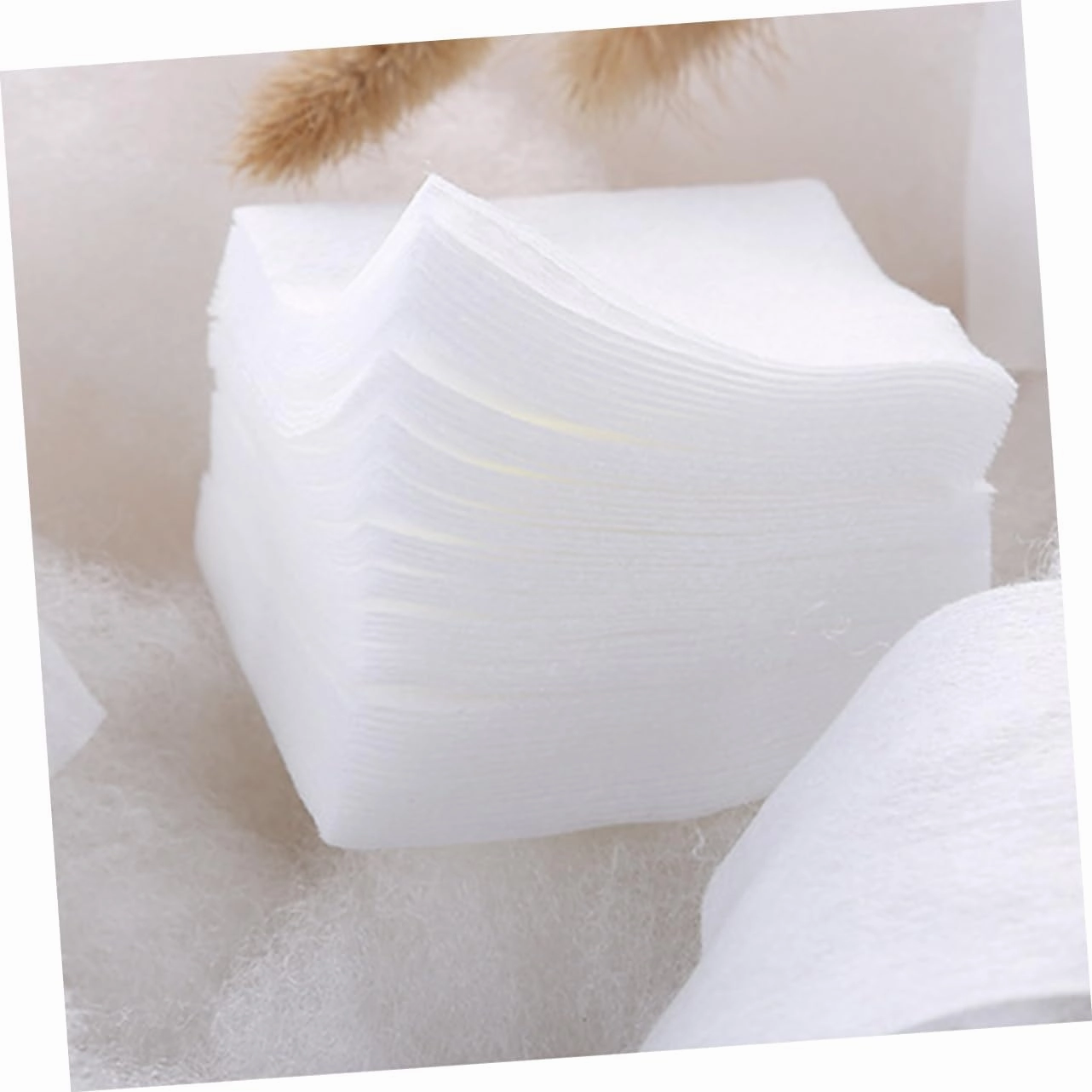 Angoily 3sets Cotton Ovals for Face Makeup Removal Pads Facial Cotton Pads Soft Absorbent 100 Count 1000pcs*3