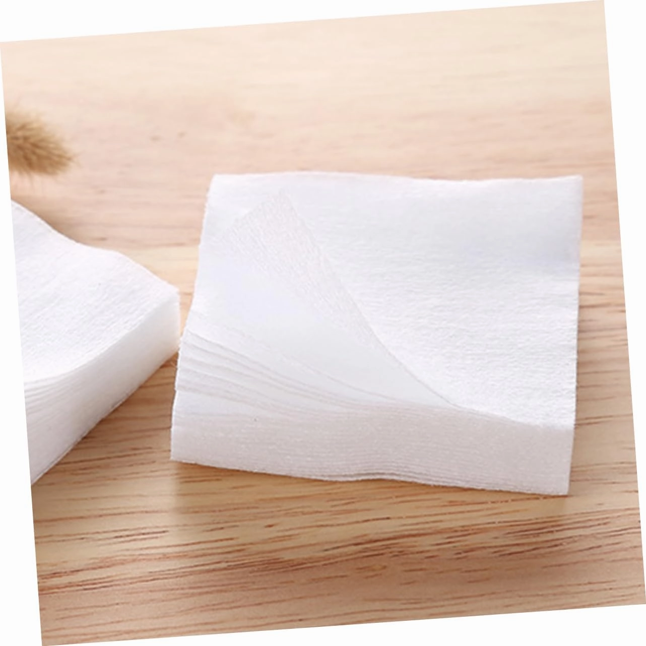 Angoily 3sets Cotton Ovals for Face Makeup Removal Pads Facial Cotton Pads Soft Absorbent 100 Count 1000pcs*3