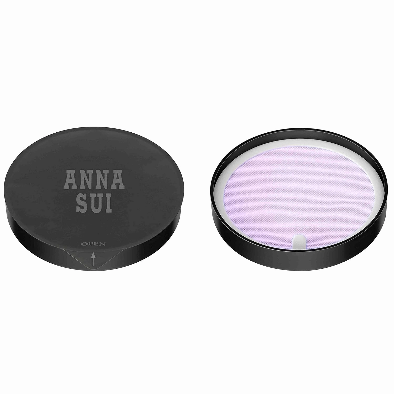 ANNA SUI Loose Face Powder - Refill Only - Blurring effect and Brightening, Covering of Large Pores - Flowless Soft Focus Finish - 200 - Purple - 0.59 oz