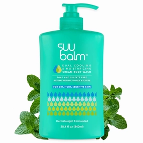 Anti Itch Body Wash, Eczema Bodywash for adults, Psoriasis Body Wash, Moisturising Cleanser for Dry Itchy Skin Relief, Derm-Formulated with Menthol & Shea Butter, Sulfate & Fragrance Free, 28.4 fl oz