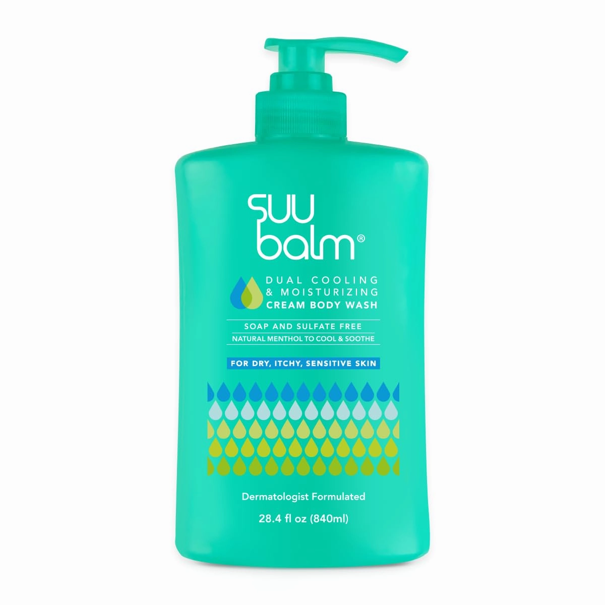 Anti Itch Body Wash, Eczema Bodywash for adults, Psoriasis Body Wash, Moisturising Cleanser for Dry Itchy Skin Relief, Derm-Formulated with Menthol & Shea Butter, Sulfate & Fragrance Free, 28.4 fl oz