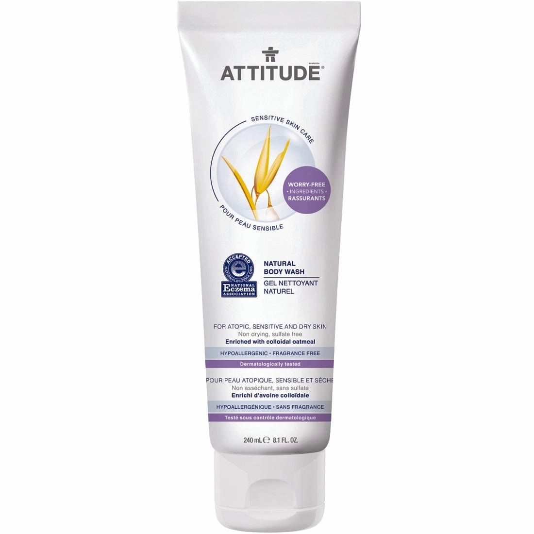 Attitude Natural Body Wash, 240ml