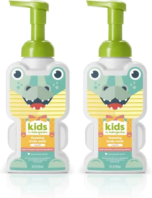 Babyganics KidsFoaming Body Wash, Cupcake, Tear-Free, 14 Fl Oz (Pack of 2)