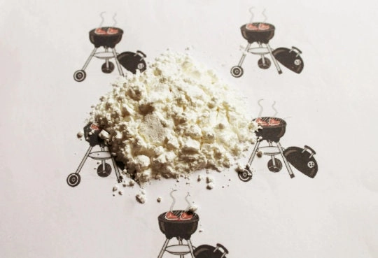Barbeque BBQ Scented Body Powder, Vegan Gluten Free Arrowroot Powder