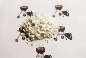Barbeque BBQ Scented Body Powder, Vegan Gluten Free Arrowroot Powder