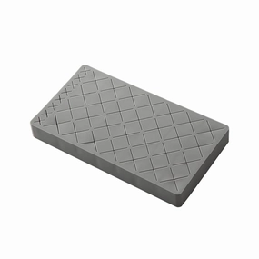 barenx Silicone Lipstick Storage Stand Storage Box 36 Slots Holder Display Rack Makeup Organiser for Lip Gloss Lipsticks Eyeliner Stud Makeup Brushes - grey