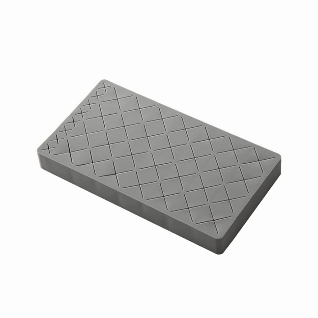 barenx Silicone Lipstick Storage Stand Storage Box 36 Slots Holder Display Rack Makeup Organiser for Lip Gloss Lipsticks Eyeliner Stud Makeup Brushes - grey