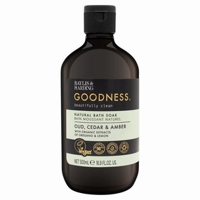 Baylis & Harding Goodness Oud, Cedar & Amber Bath Soak 500ml