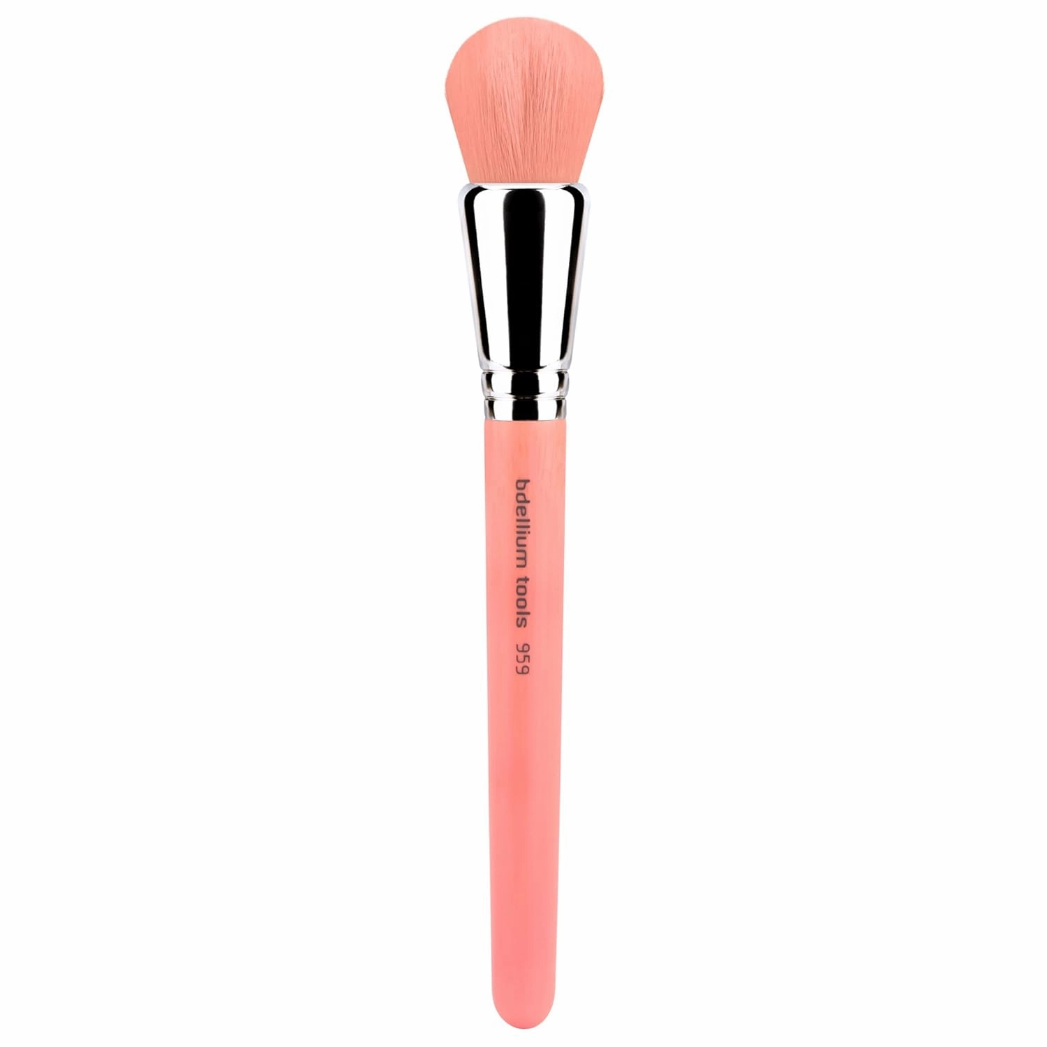 Bdellium Tools Professional Makeup Brush - Pink Bambu Series 959 Powder Blending - With Soft Synthetic Fibers, For Blending Powders (Pink, 1pc)