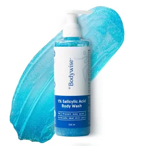 Be Bodywise 1% Salicylic Acid Body Wash Shower Gel | For Body Acne, Strawberry Skin | Infused with1% Salicylic Acid, Camomile extract, Pentavitin | Non-Drying, Paraben Free I All Skin Types I 250 ml