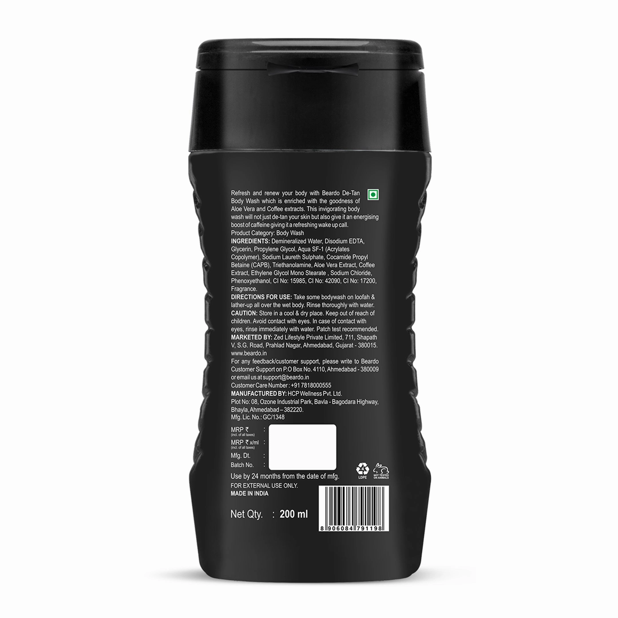 Beardo Bath and Body Combo for Men (De-Tan)
