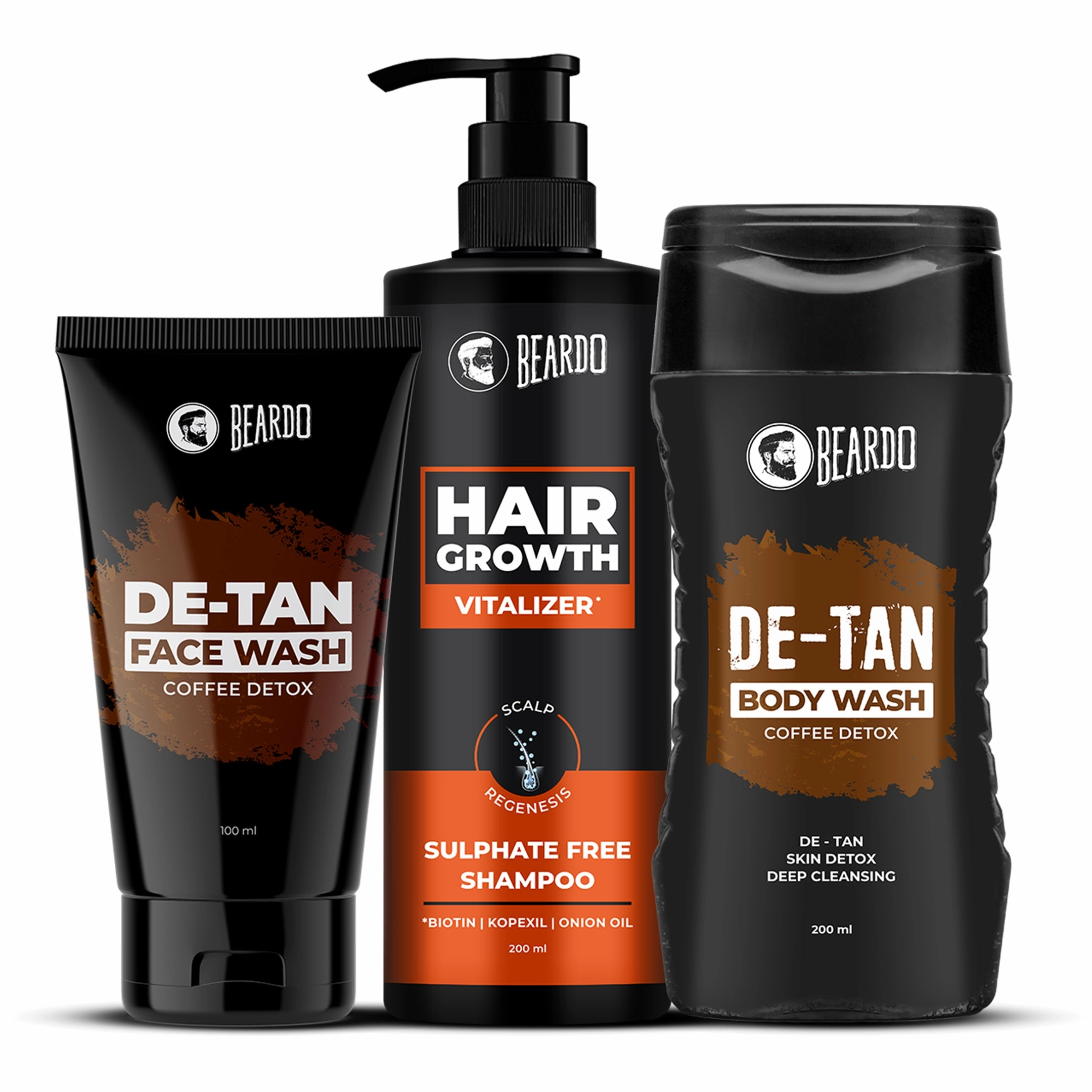Beardo Bath and Body Combo for Men (De-Tan)