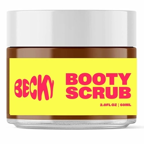 Becky | Natural Walnut Scrub   Exfoliator for Smooth Skin – Reduces Cellulite, Stretch Marks, Bikini Bumps, and Dry Skin | For Butt, Thighs, Legs, and Body