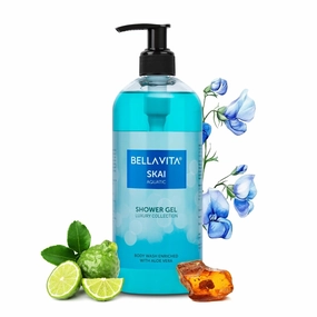 Belua. weita Luxury Skai Aquatic Body Wash Shower Gel for Men and Women | Unisex Bodywash with Aloe Vera Extract | Deep Cleansing, Hydrating, Moisturising | Suitable for All Skin Types. (500 ml)