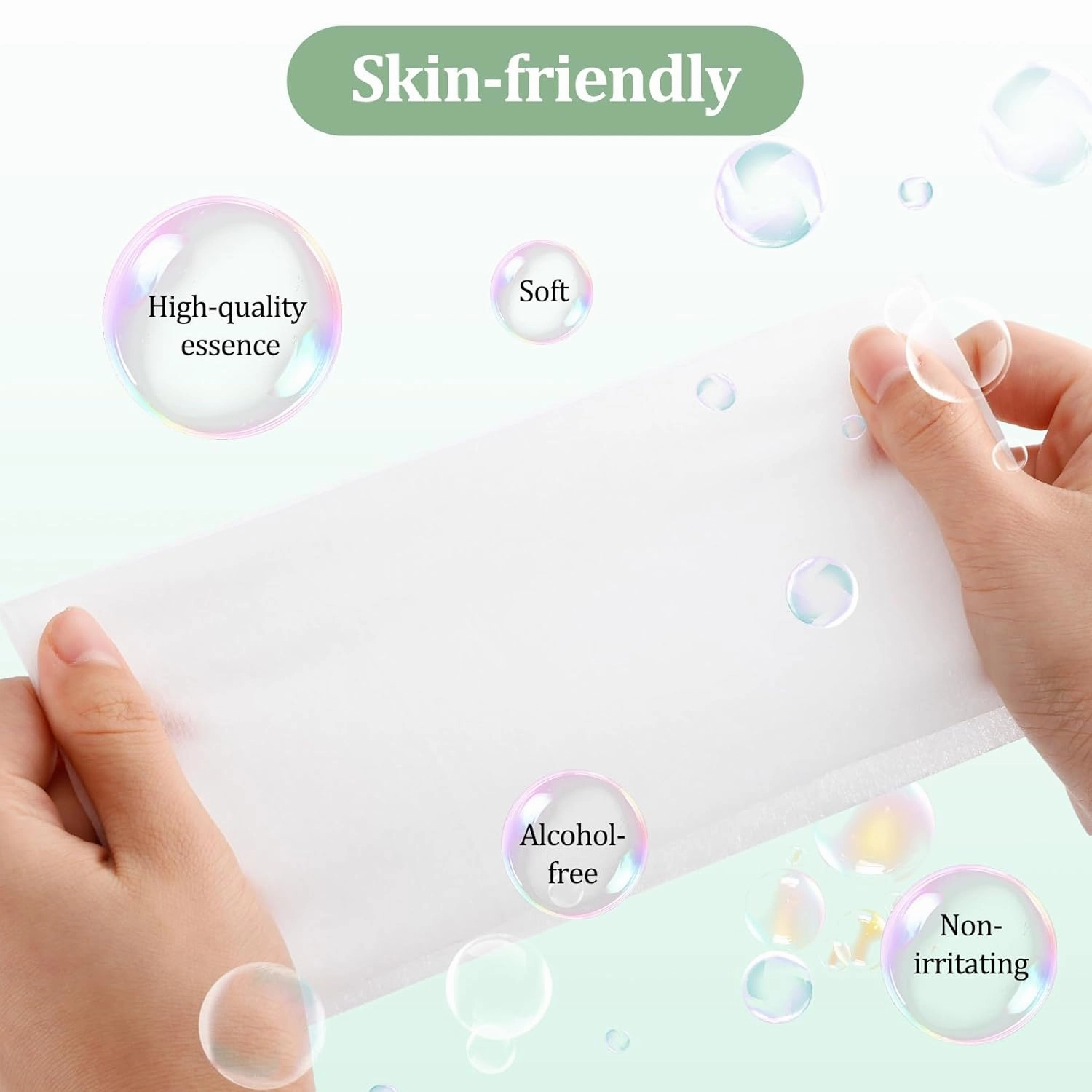Blcculi 200 Pcs Makeup Remover Wipes Bulk,Individually Wrapped Makeup Remover Wipes,Alcohol Free Face Cleansing Wipes,Face Wipes with Vitamin E for Travel Hotel(Green)