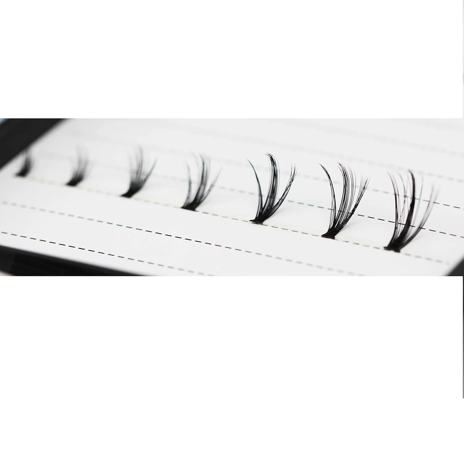 Bodermincer 10D 20D 240pcs Cluster Eyelash Extensions 8-9-10-11-12mm Mixed/ 10-11-12-13-14mm Mixed/12-13-14-15-16mm Mixed Eyelash Clusters Lash Extension Individual Lashes for Self Application